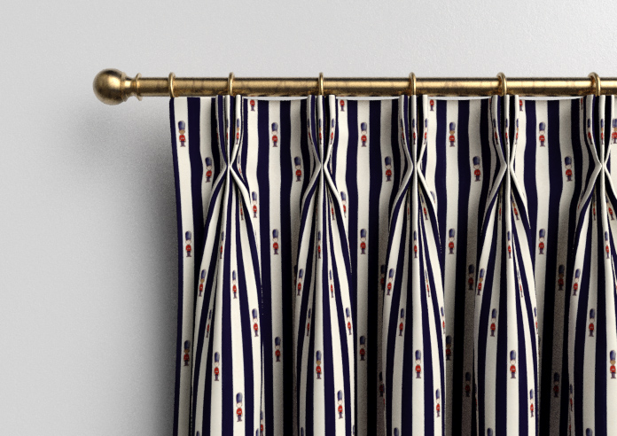 Kings Breakfast, Stripe Prince - Made to Measure Curtains - Image 11